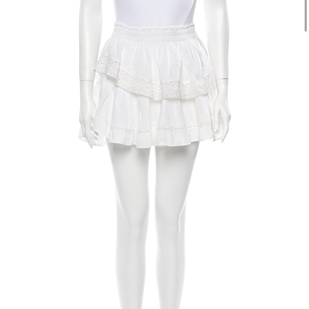LoveShackFancy Ruffle Mini Skirt